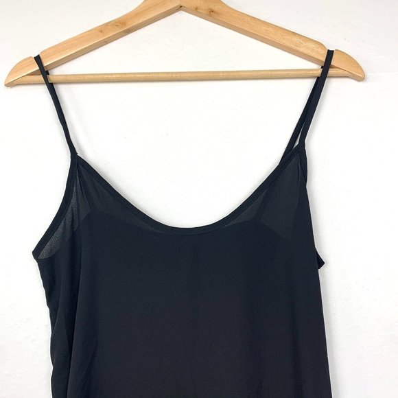 NEW Krisa Sleeveless Cami Tank Top Blouse Black XS - Picture 3 of 8